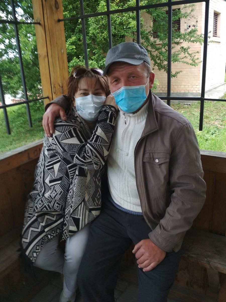 Надія Захарчук з чоловіком