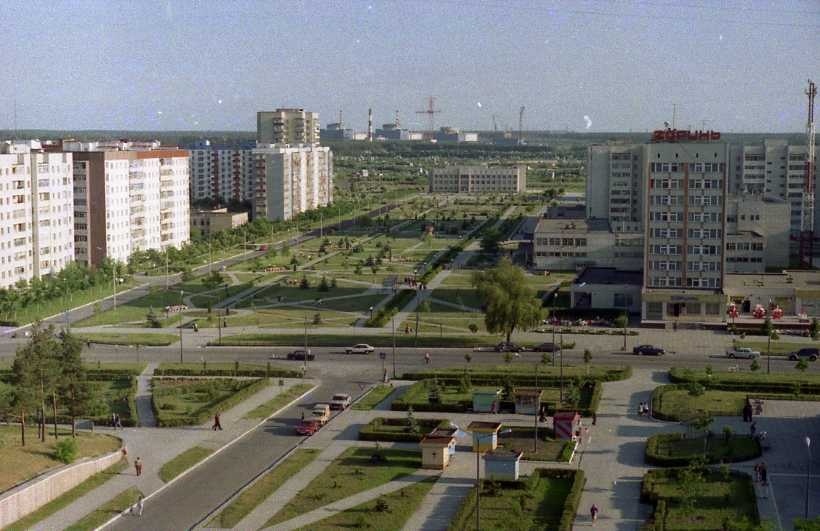 Нетішин з висоти пташиного польоту. 1996р