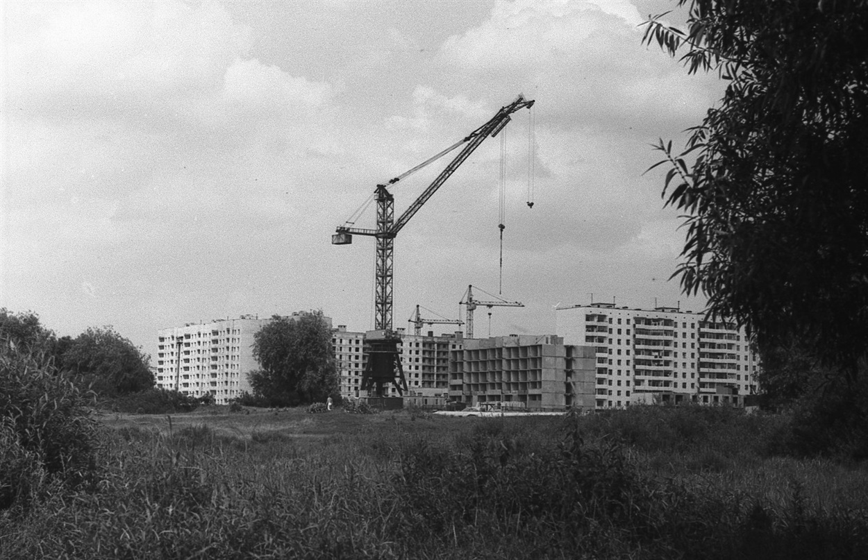 Новобудови по вул. Шевченка, 1991 рік