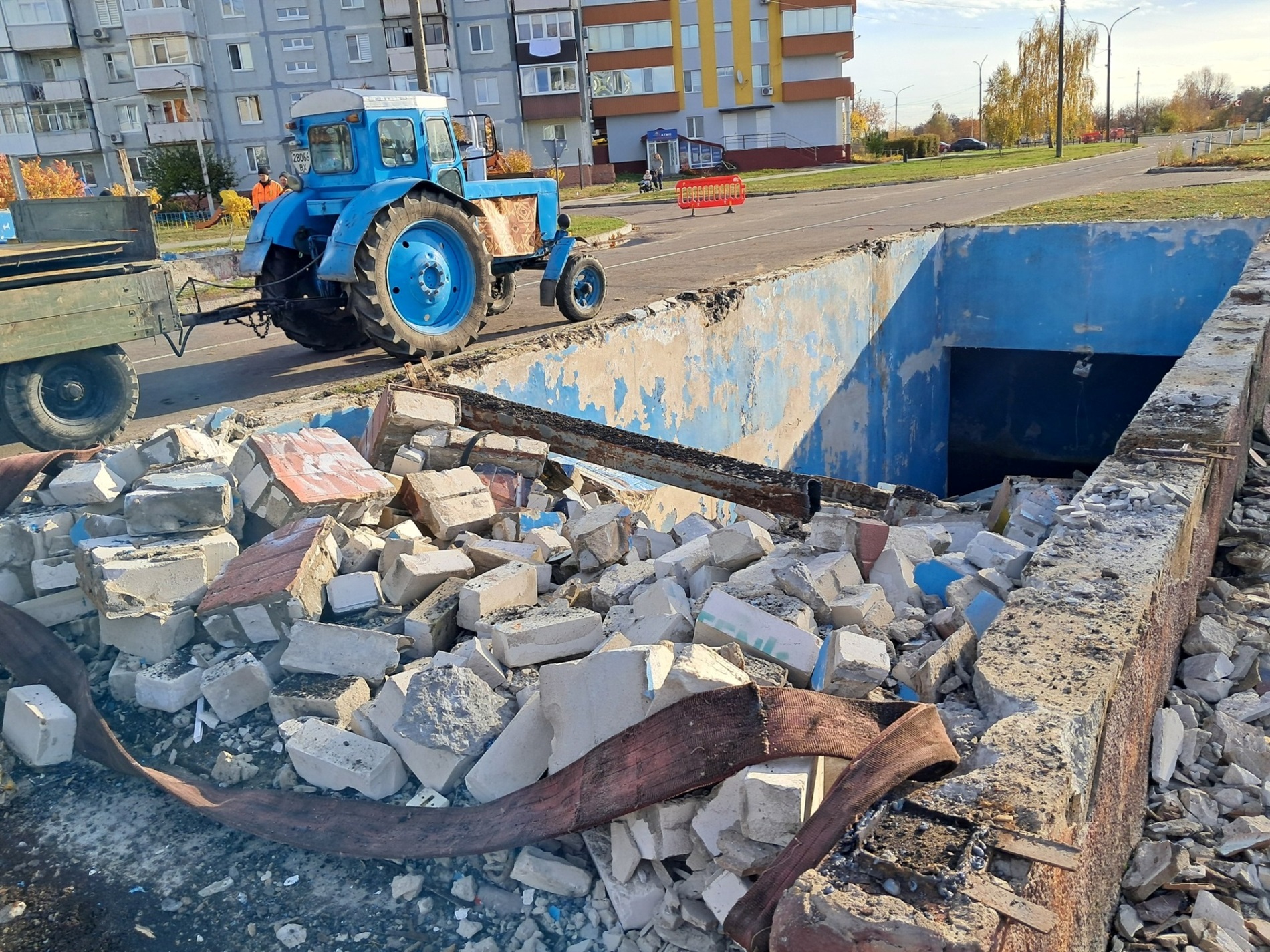 У Нетішині на місці підземного переходу облаштують зелену зону