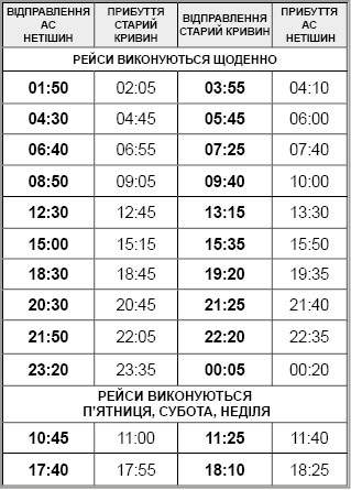 З 19 грудня 2025 року оновлено розклад руху автобусів до залізничної станції Кривин