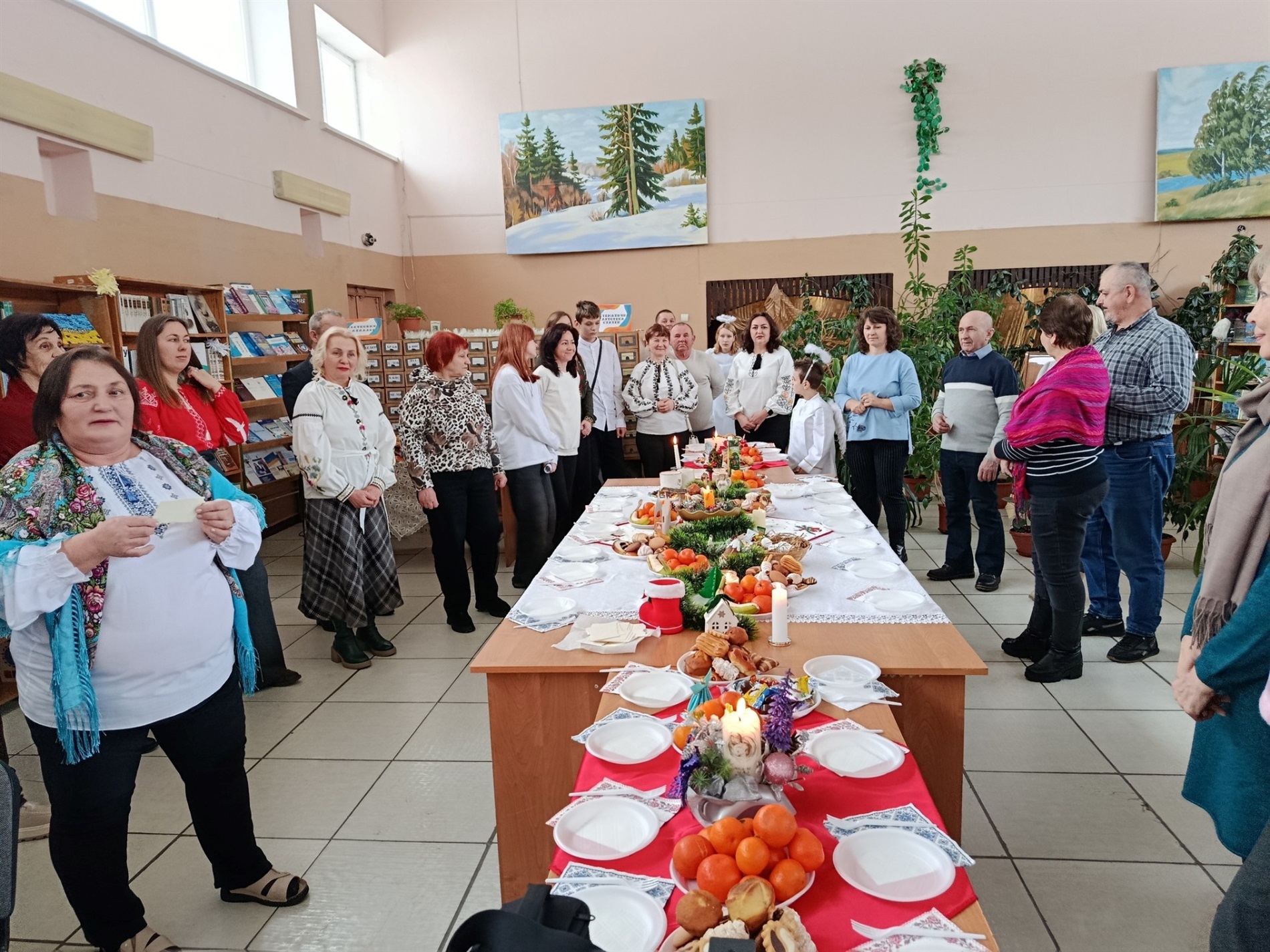 Оплаткова зустріч: у центральній бібліотеці Нетішина панувала магія Різдва