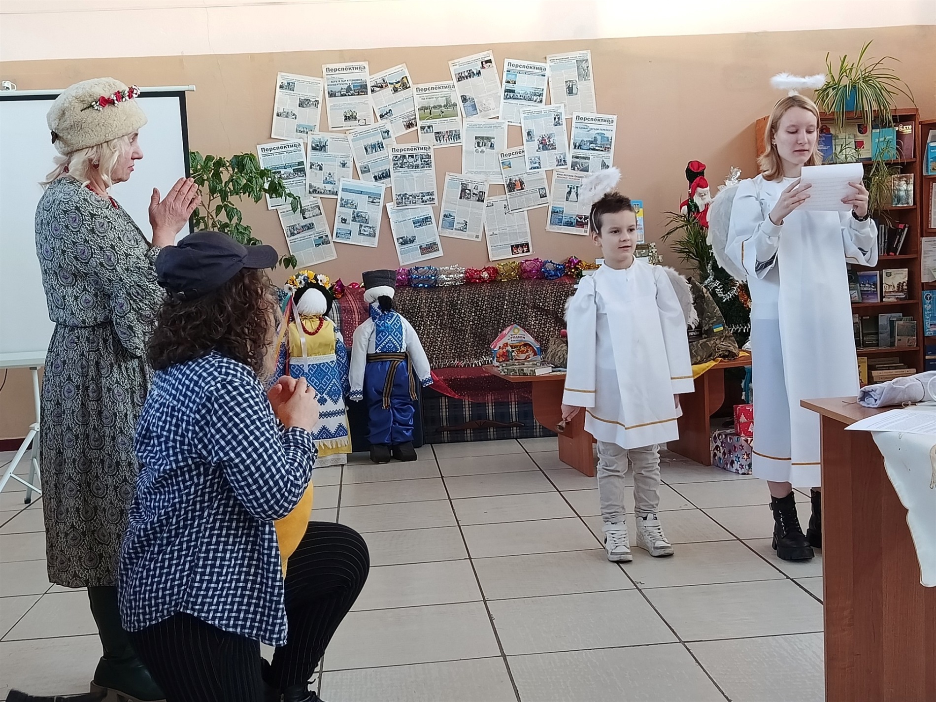 Оплаткова зустріч: у центральній бібліотеці Нетішина панувала магія Різдва