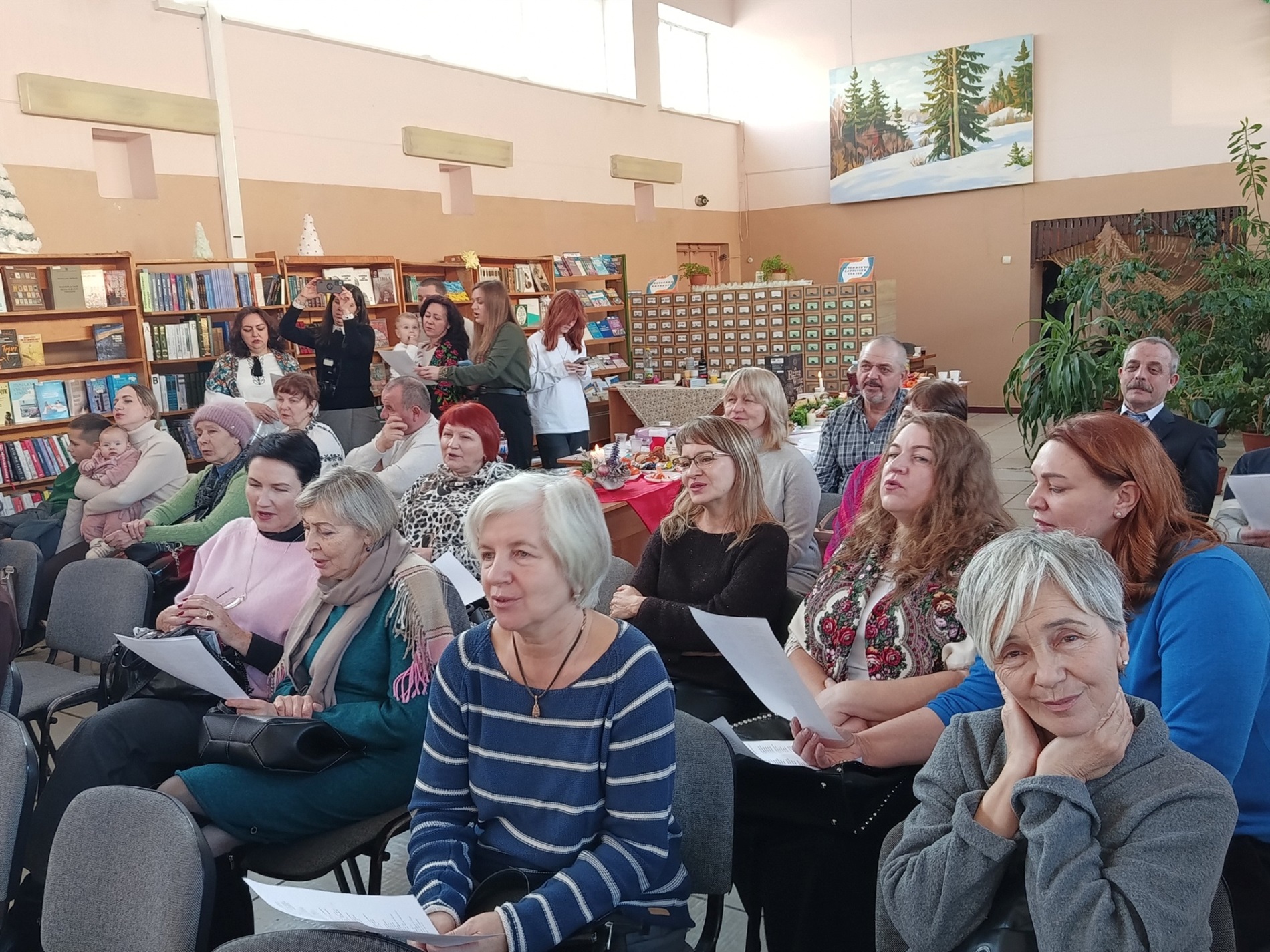 Оплаткова зустріч: у центральній бібліотеці Нетішина панувала магія Різдва