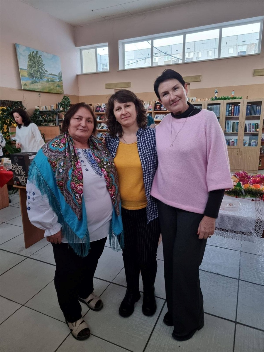Оплаткова зустріч: у центральній бібліотеці Нетішина панувала магія Різдва