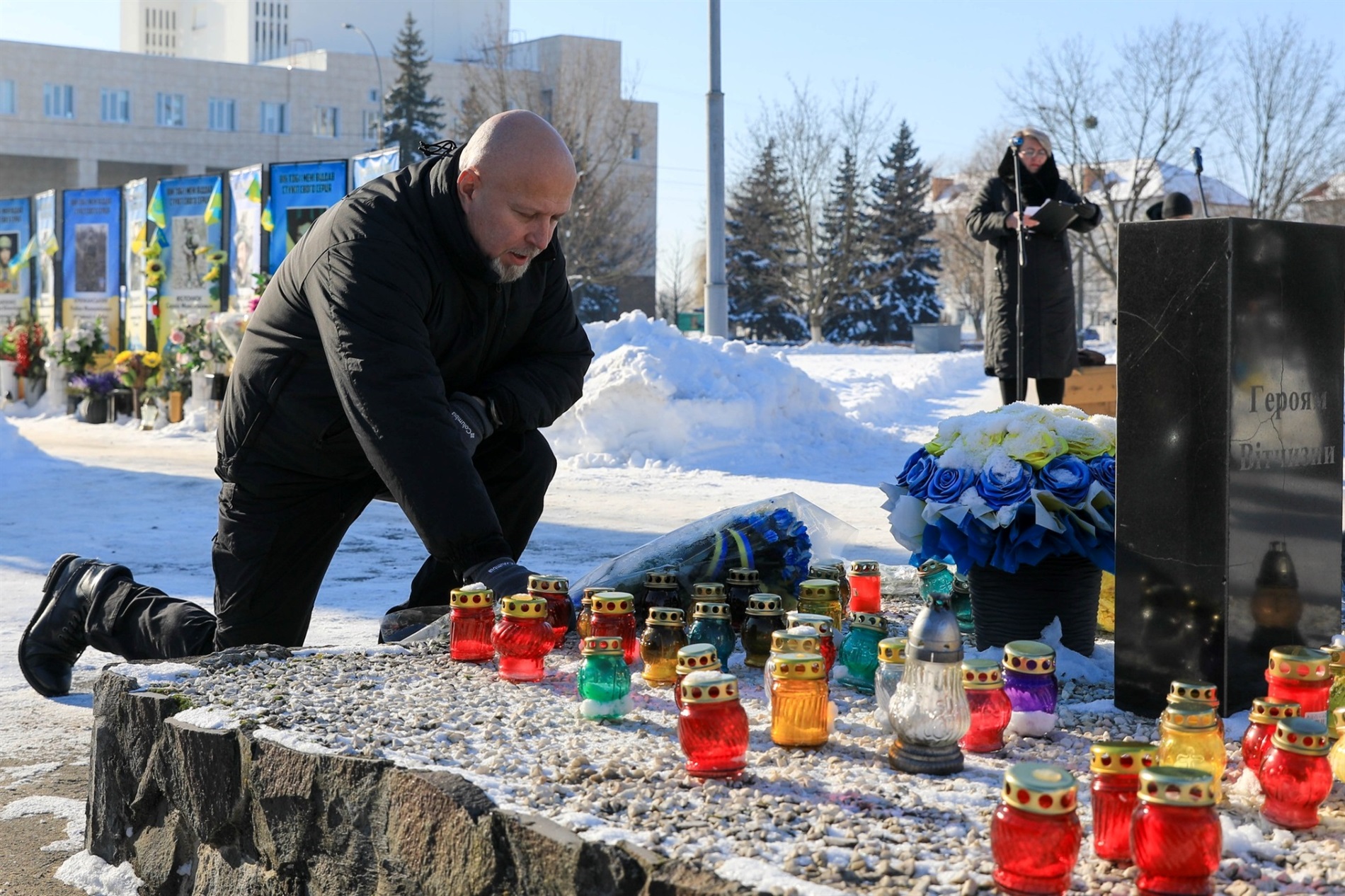 У Нетішині вшанували пам'ять героїв-кібергів