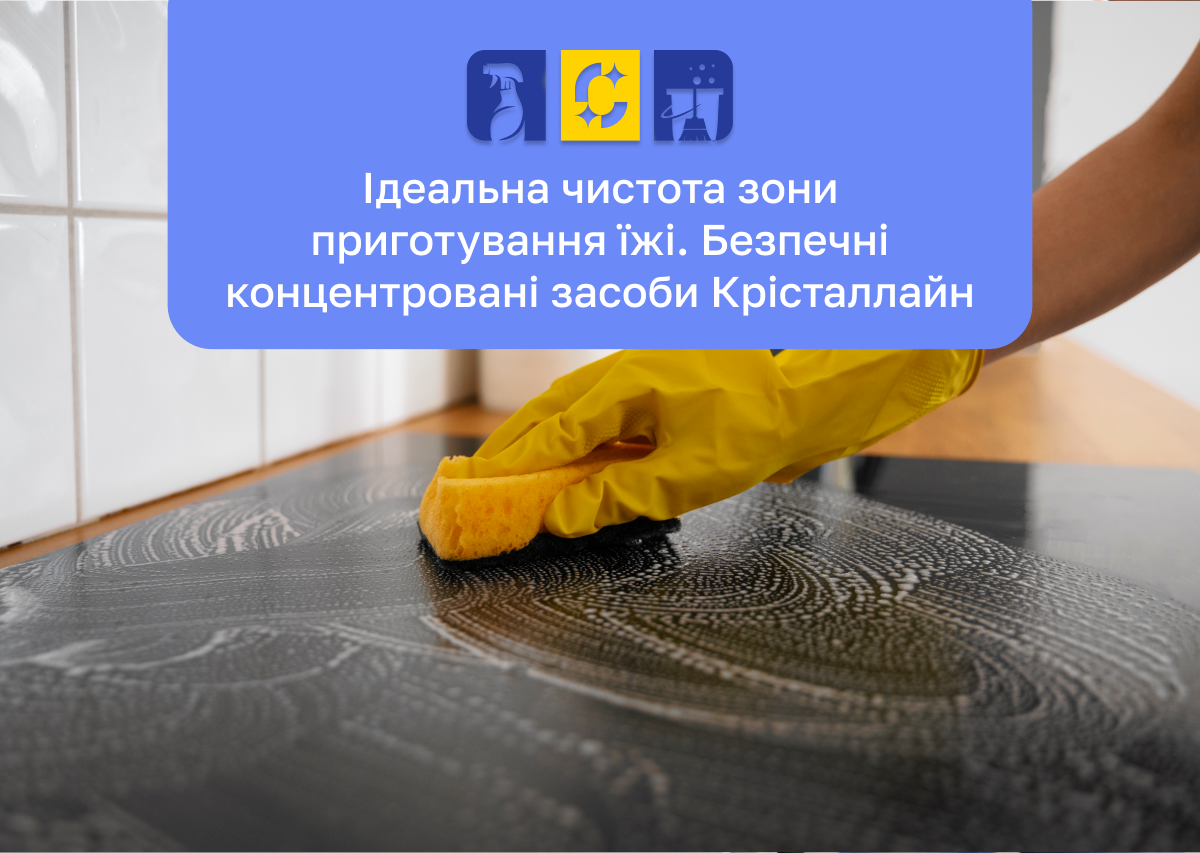 Як зберігати чистоту в зоні приготування їжі та які засоби для кухні обрати?